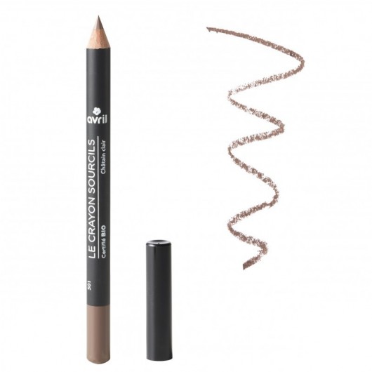 Crayon Sourcils Châtain Clair - Certifié Bio - Avril - Pencil Eyebrow Light Chestnut Certified Bio