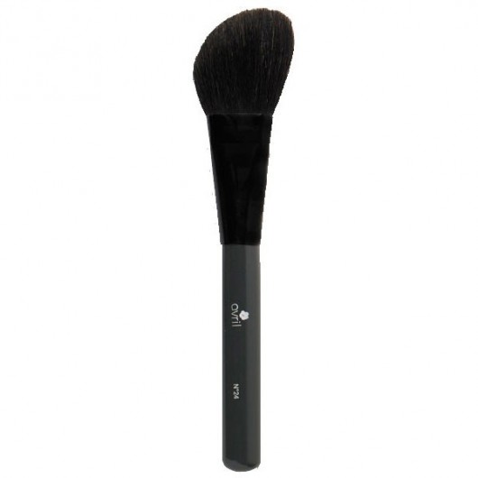 Pinceau Pro blush N° 24 plat en chèvre noire - Avril