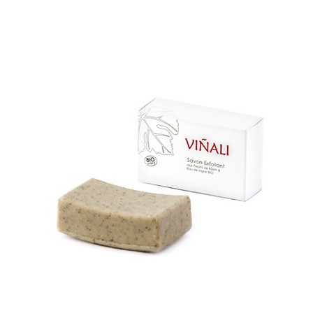 Savon Exfoliant Visage aux Pépins de Raisin et Eau de Vigne Bio